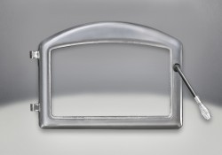 Arched Door Satin Chrome Plated Finish