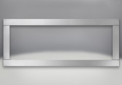 Optional Four-Sided Trim in Brushed Stainless Steel Finish