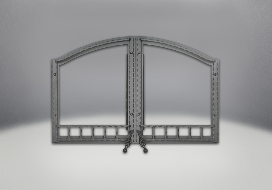 Arched Wrought Iron Door