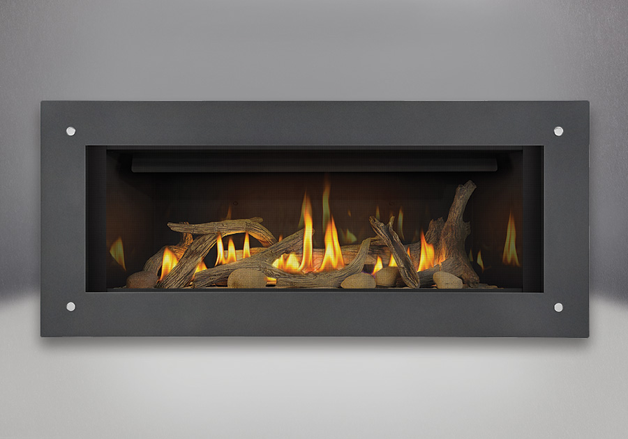 The Napoleon Linear 45 Gas Fireplace with its modern look is specifically designed to provide a sophisticated fireplace perfect for any project